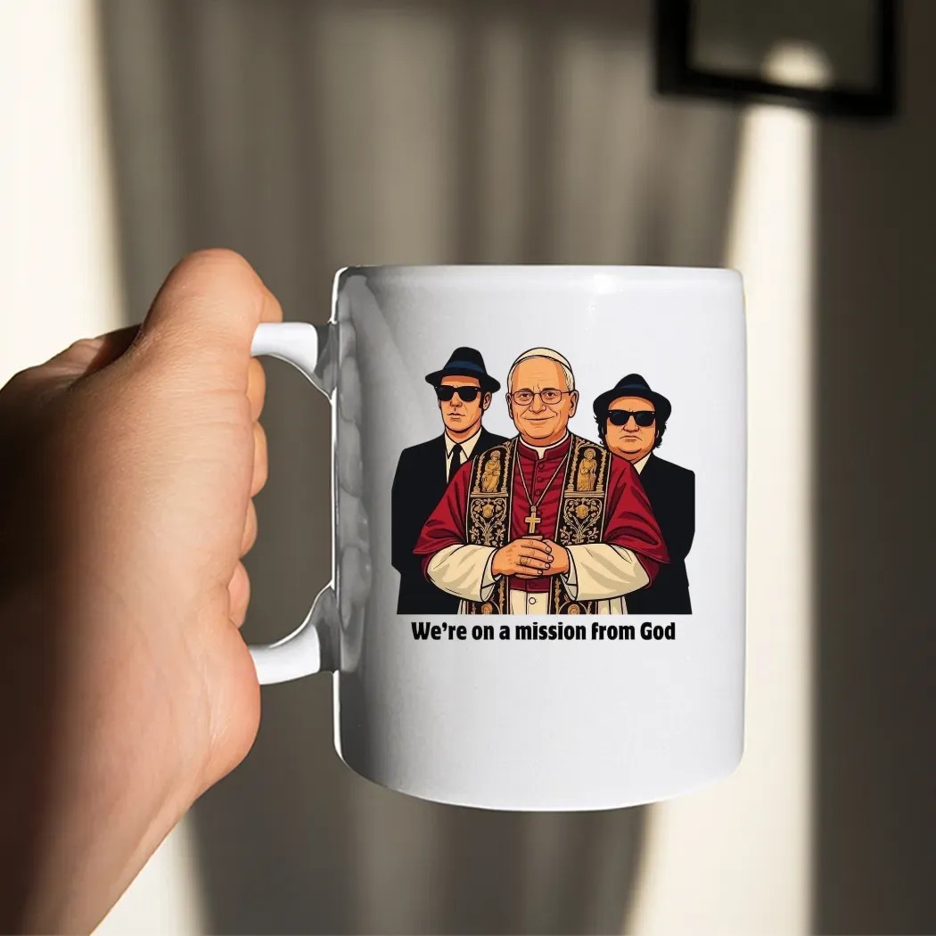 Pope Leo Xiv We're On A Mission From God Shirt Pope Leo Xiv We're On A Mission From God Shirt