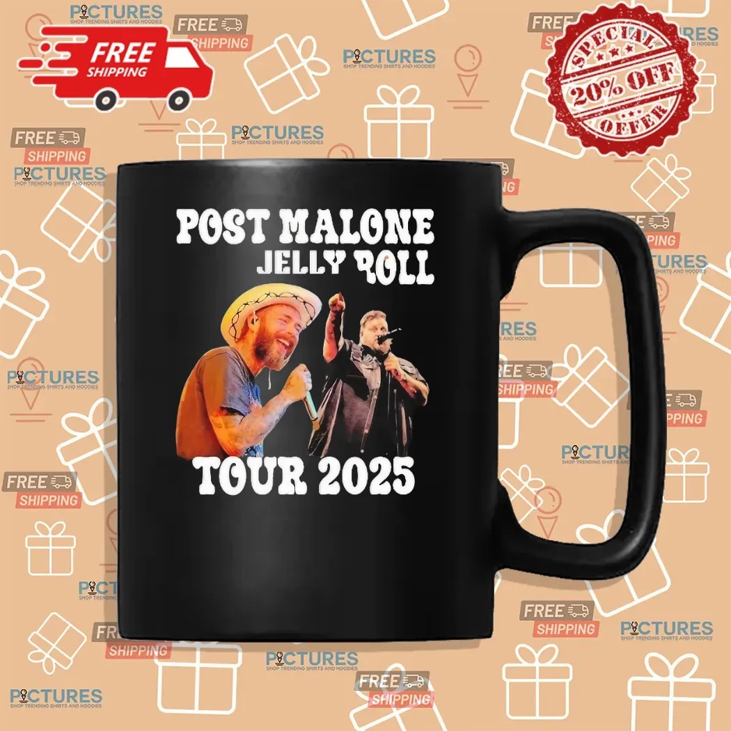 Post Malone And Jelly Roll The BIG ASS Stadium Tour 2025 Shirt