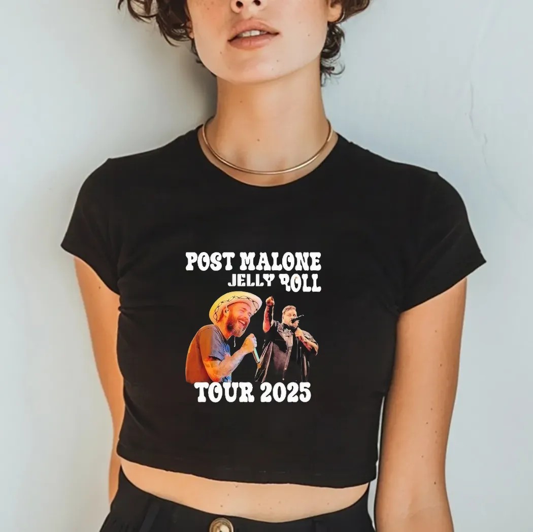 Post Malone And Jelly Roll The BIG ASS Stadium Tour 2025 Shirt