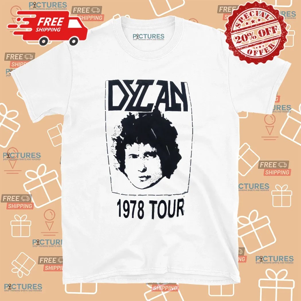 Post Malone Wearing Bob Dylan 1978 Tour T Shirt