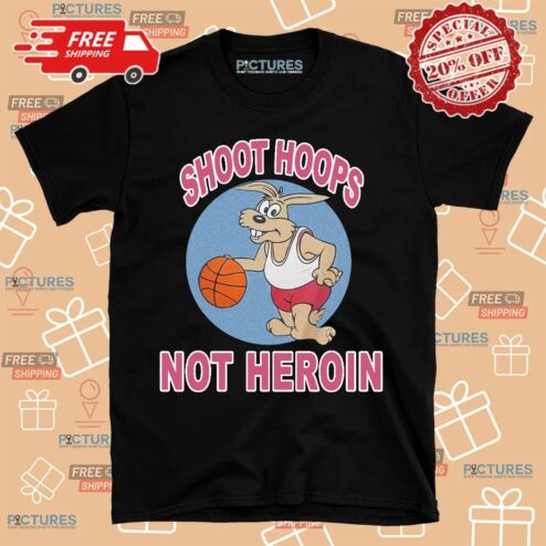 Rabbit Basketball Shoot Hoops Not Heroin Shirt