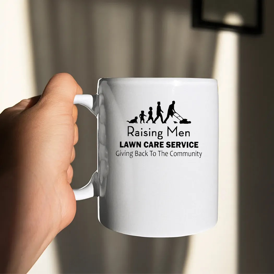 Raising Men Lawn Care Service Going Back To The Community Shirt
