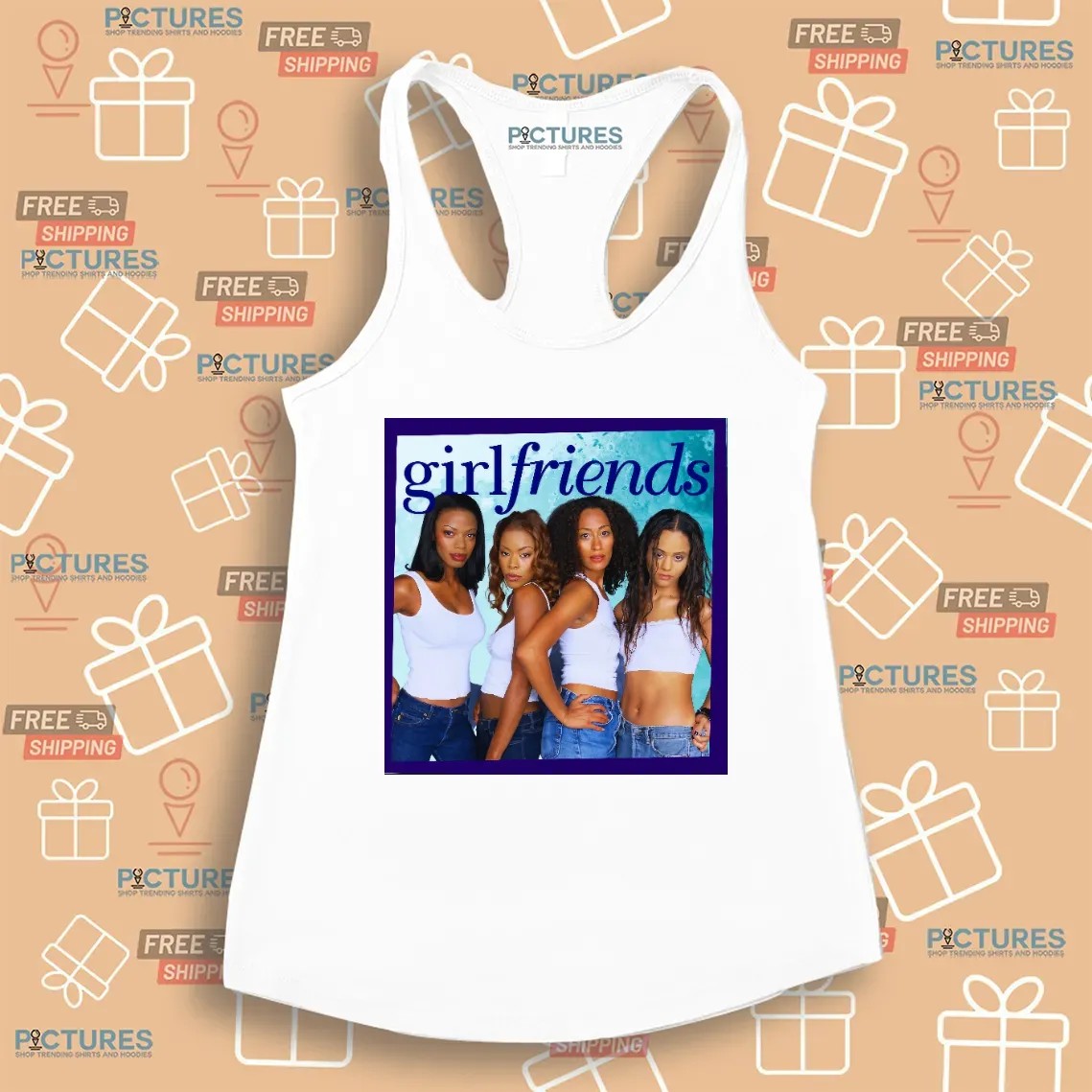Rare Girlfriends TV Show Joan Lynn Maya Toni Vintage T Shirt