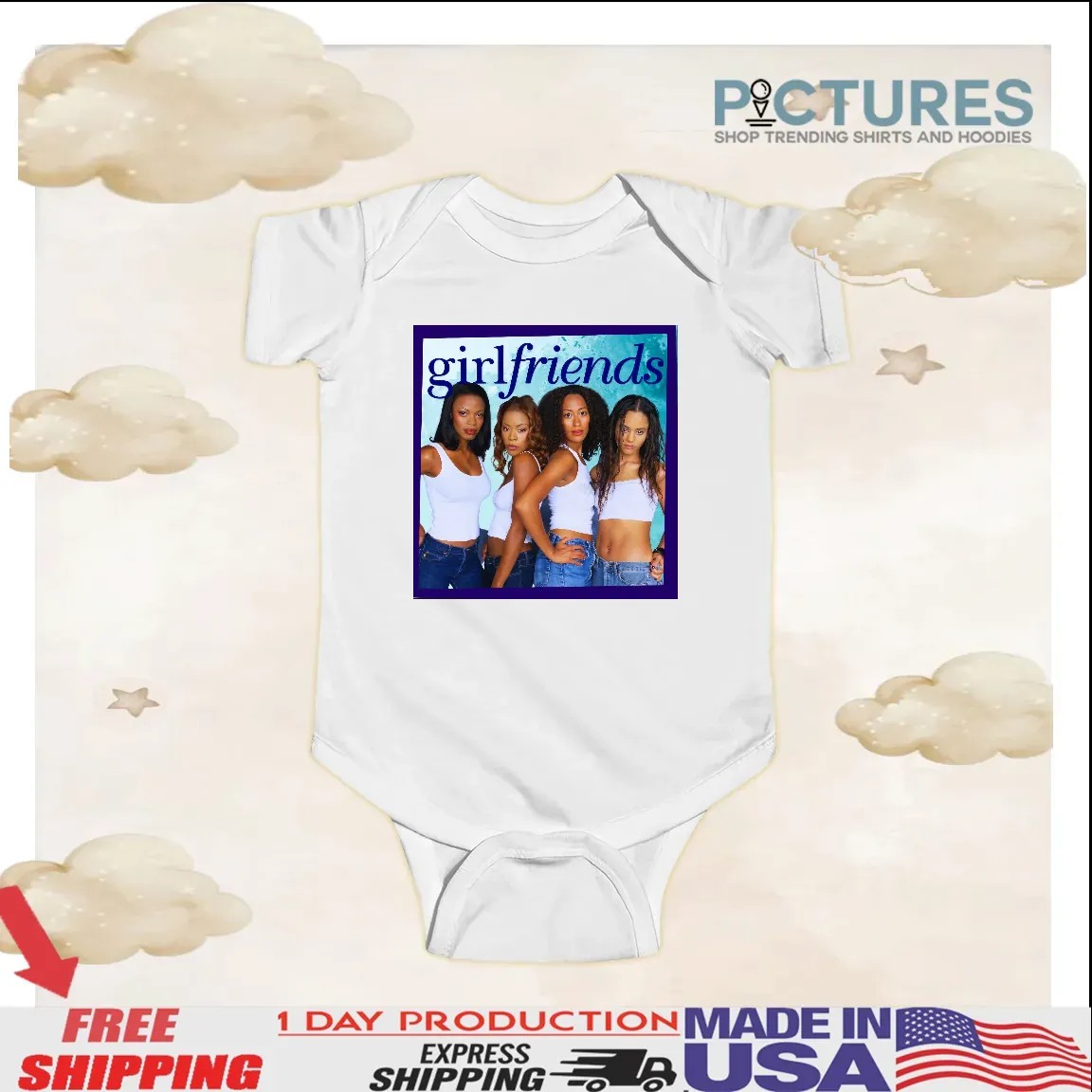 Rare Girlfriends TV Show Joan Lynn Maya Toni Vintage T Shirt
