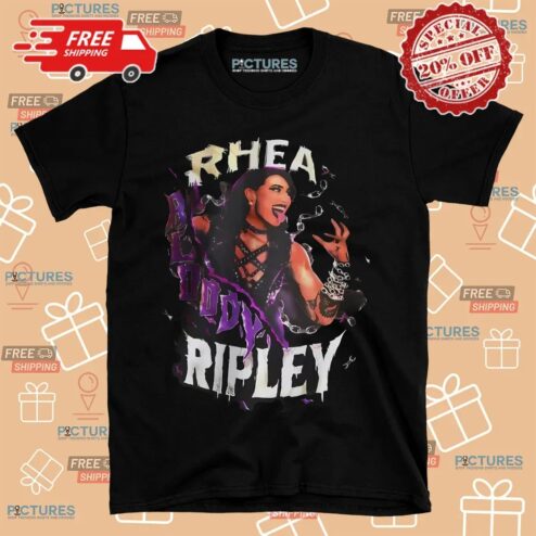 Rhea Ripley Bloody Wrestling Vintage Shirt