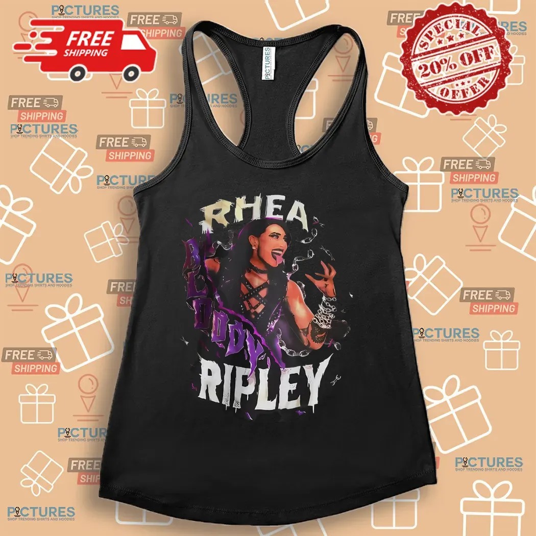 Rhea Ripley Bloody Wrestling Vintage Shirt