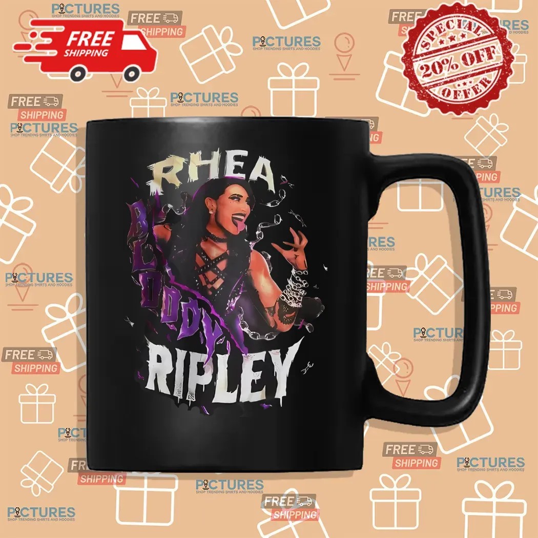 Rhea Ripley Bloody Wrestling Vintage Shirt