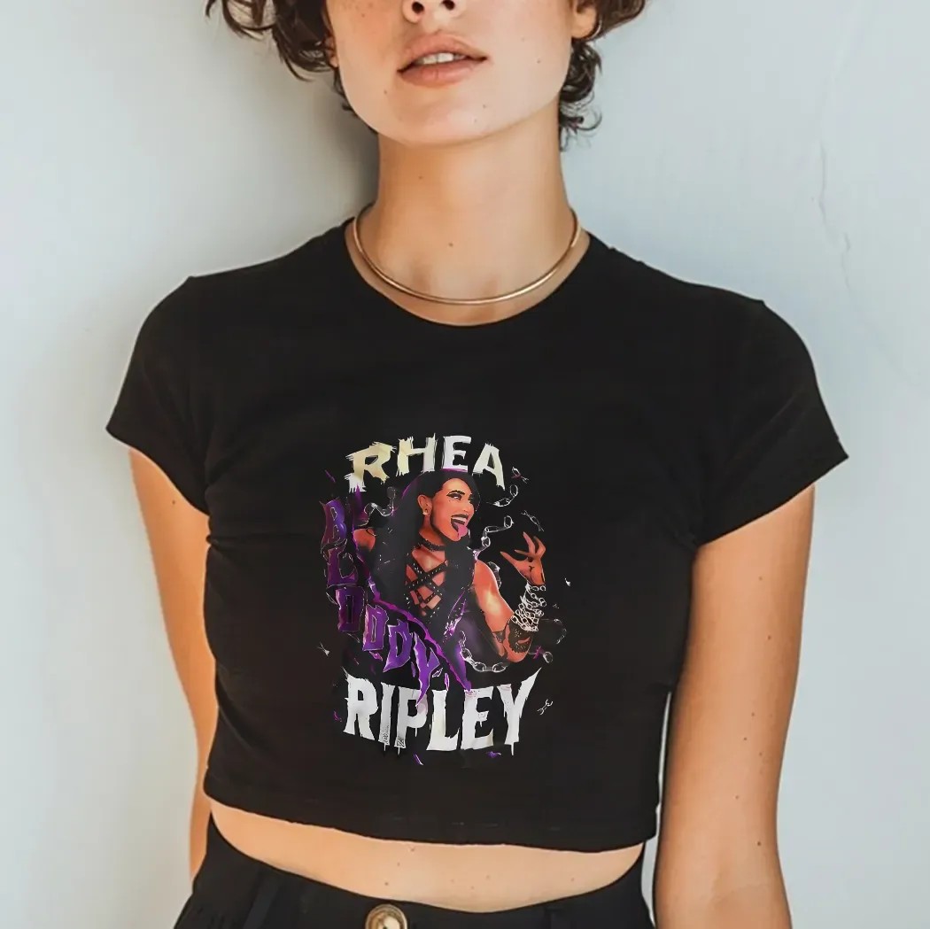 Rhea Ripley Bloody Wrestling Vintage Shirt