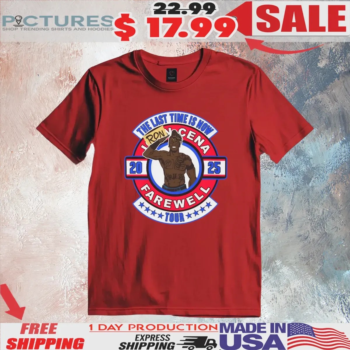 Ron Cena Farewell The Last Time Is Now Tour 2025 T Shirt
