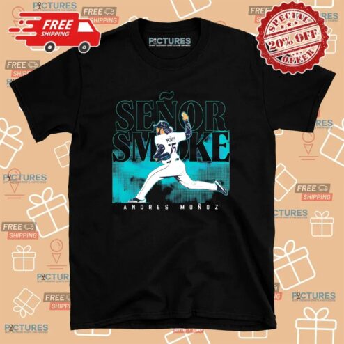 Senor Smoke Andres Munoz Seattle Mariners Baseball Graphic T Shirt