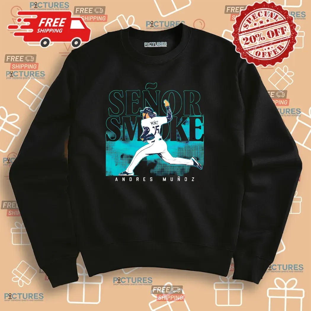 Senor Smoke Andres Munoz Seattle Mariners Baseball Graphic T Shirt