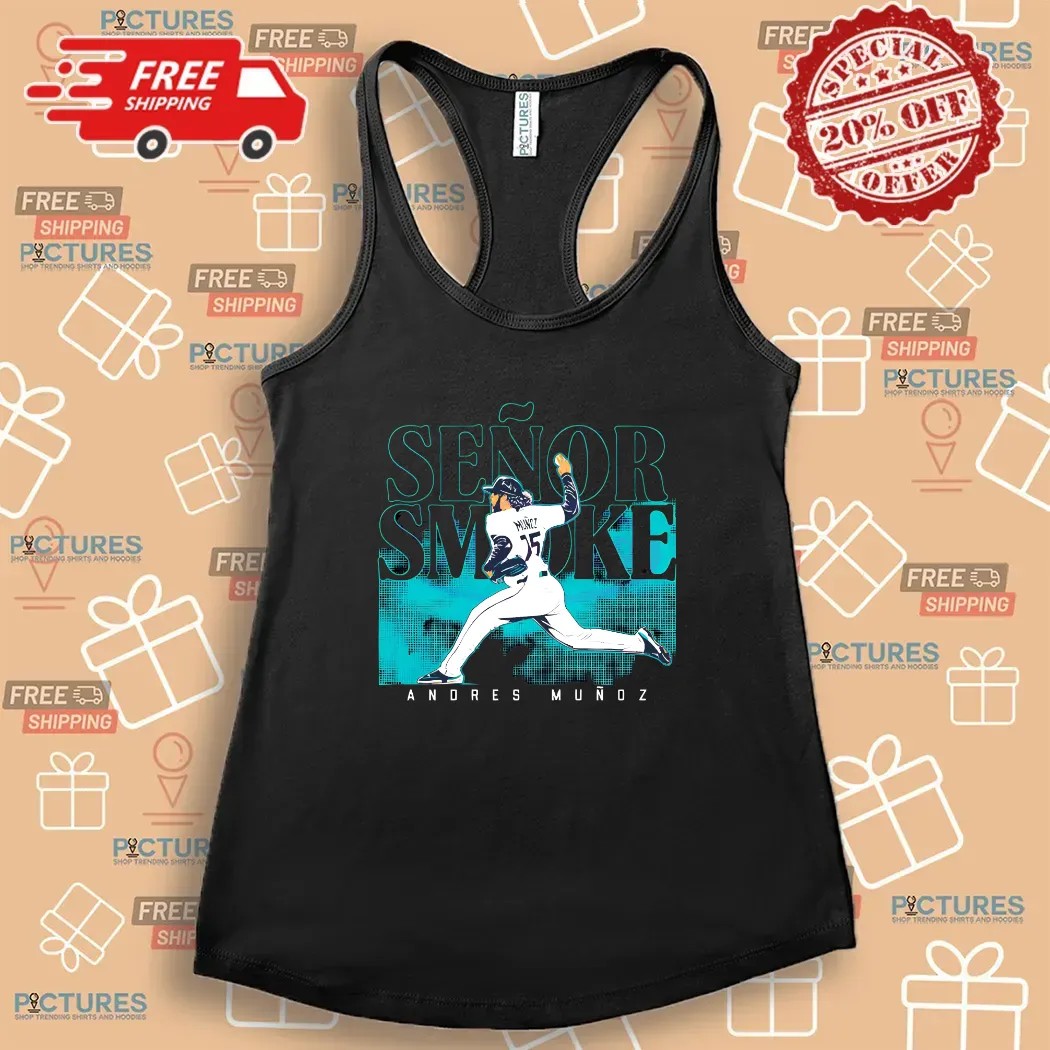 Senor Smoke Andres Munoz Seattle Mariners Baseball Graphic T Shirt