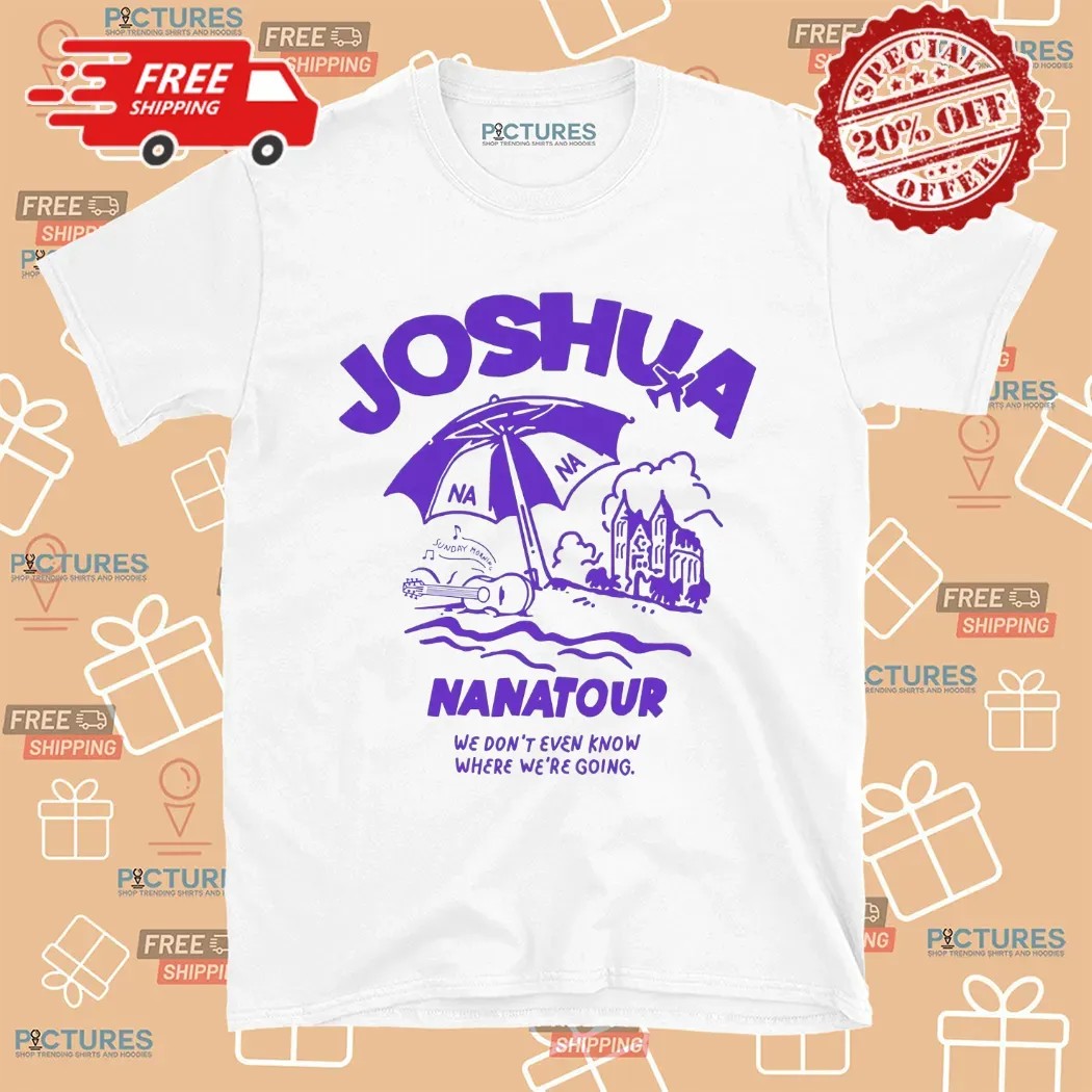 Seventeen's Joshua Nana tour We Don't Even Know Where We're Going T Shirt