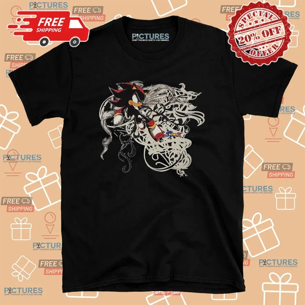 Shadow Jesse Pinkman Sonic White Tribal T Shirt Shadow Jesse Pinkman Sonic White Tribal T Shirt