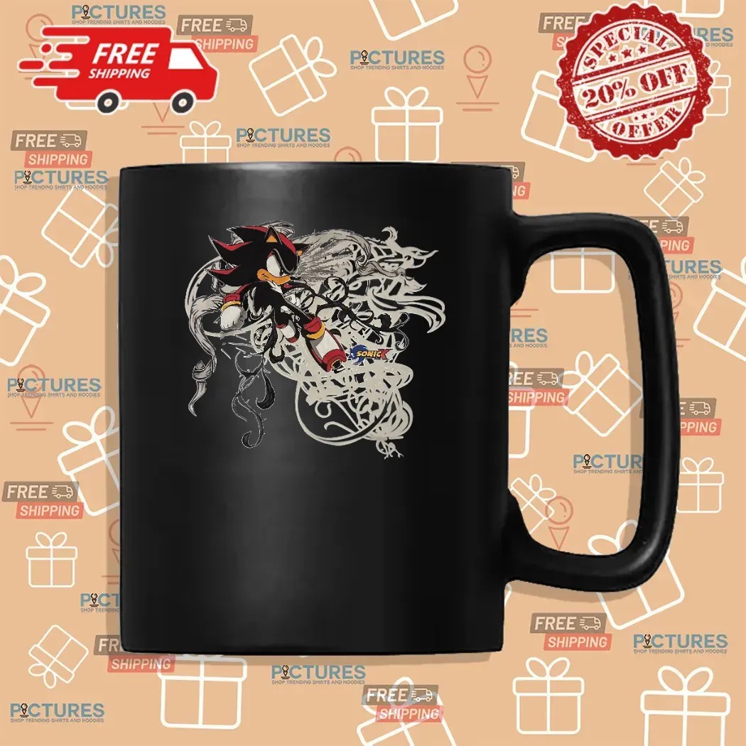 Shadow Jesse Pinkman Sonic White Tribal T Shirt Shadow Jesse Pinkman Sonic White Tribal T Shirt