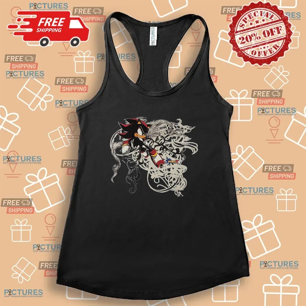 Shadow Jesse Pinkman Sonic White Tribal T Shirt Shadow Jesse Pinkman Sonic White Tribal T Shirt