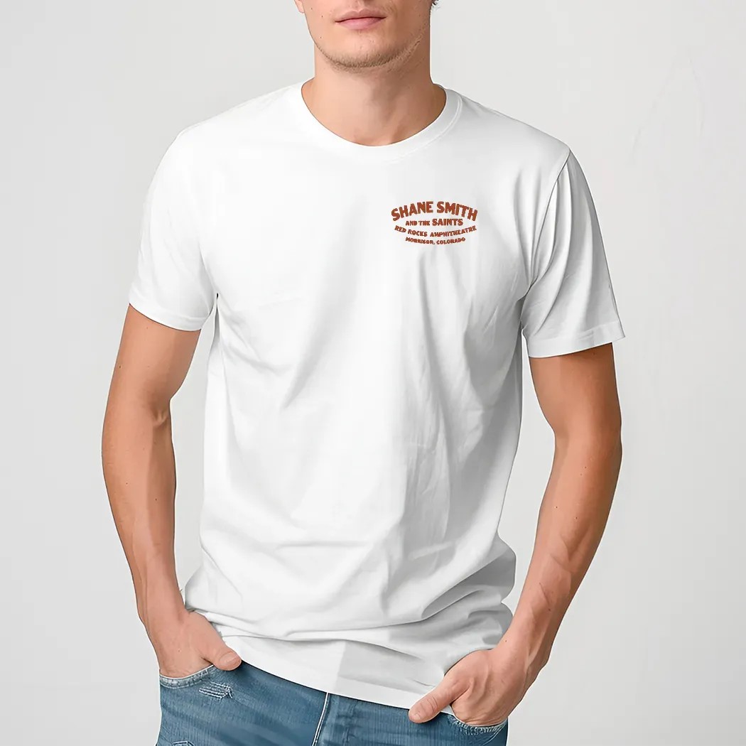 Shane Smith And The Saints Red Rocks Amphitheatre Morrison Colorado T Shirt