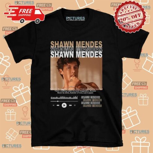 Shawn Mendes Playlist Player Senorita Mercy T Shirt