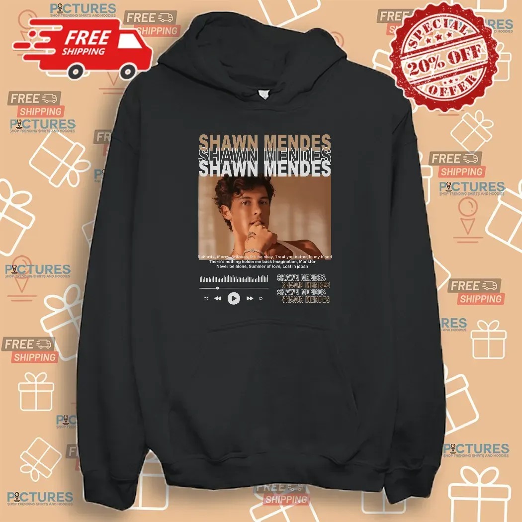 Shawn Mendes Playlist Player Senorita Mercy T Shirt