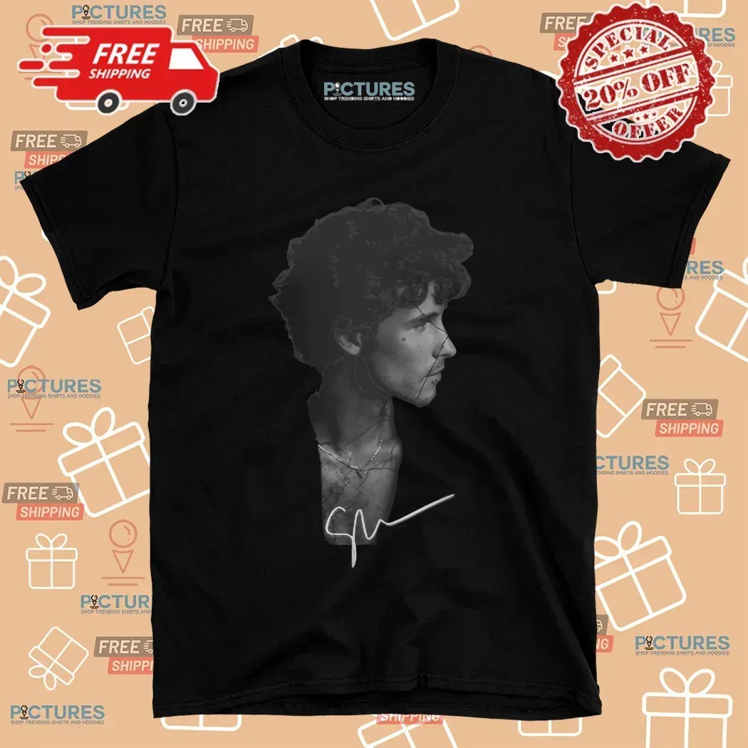 Shawn Mendes Singer Show Tour Signature T Shirt