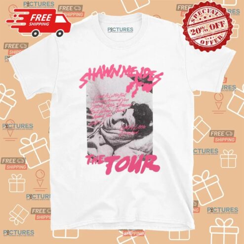 Shawn Mendes The Tour Youth Photo T Shirt