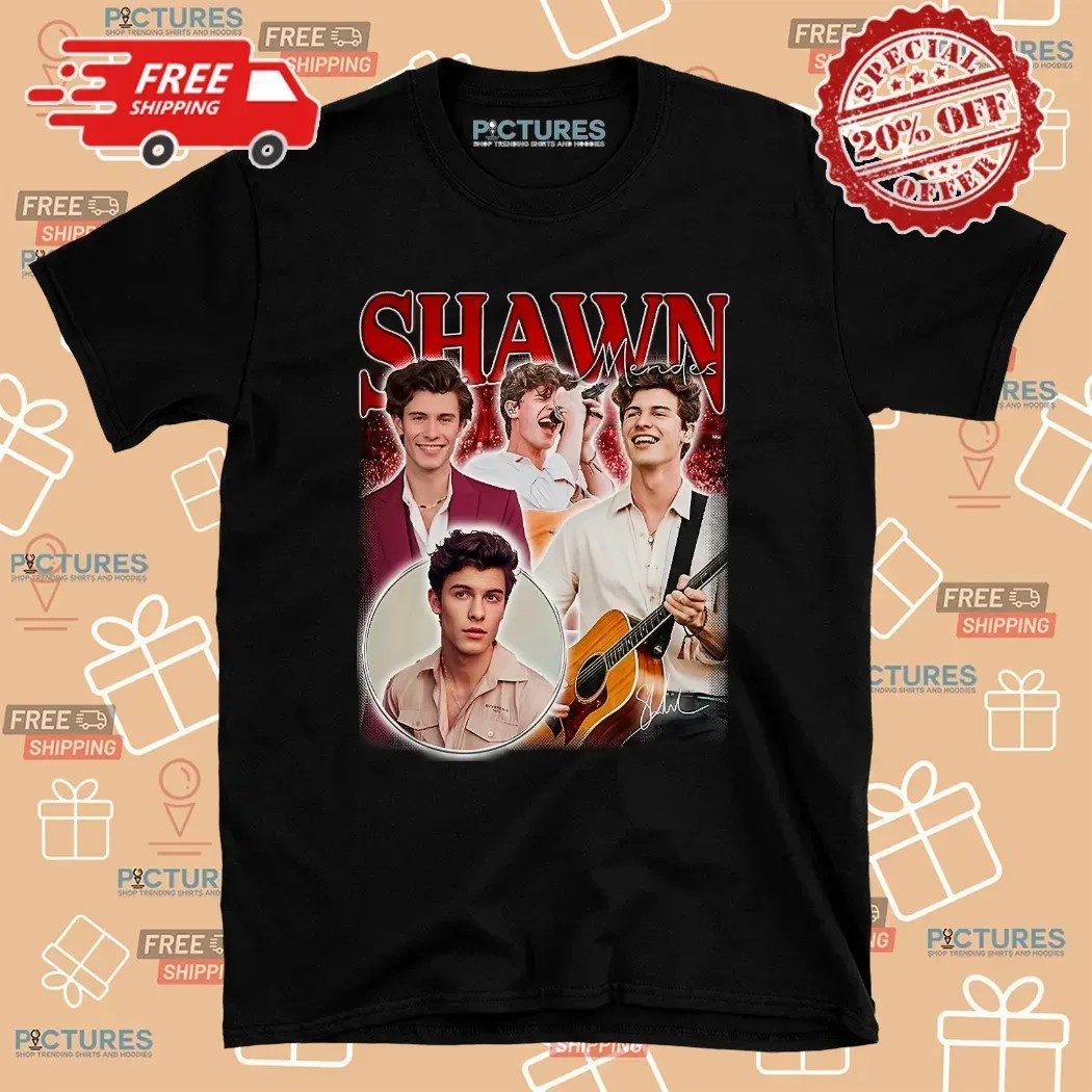 Shawn Mendes Tour Brasil Shows Vintage Bootleg T Shirt