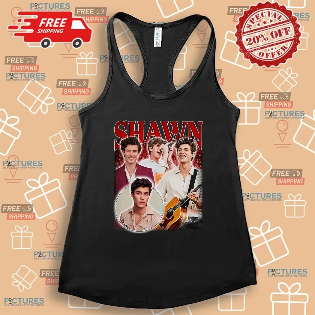 Shawn Mendes Tour Brasil Shows Vintage Bootleg T Shirt