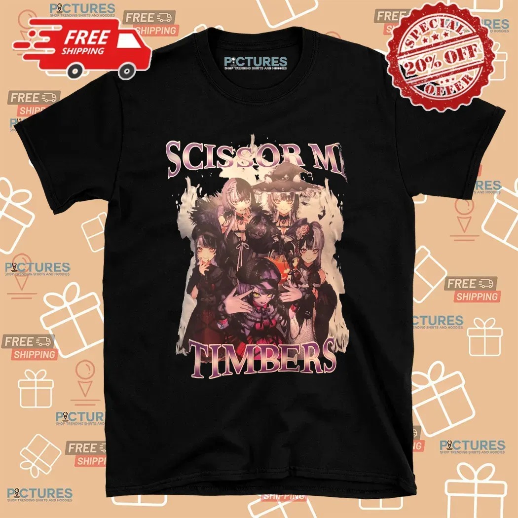 Shiori Novella Hololive Scissor Me Timbers Vintage Bootleg T Shirt