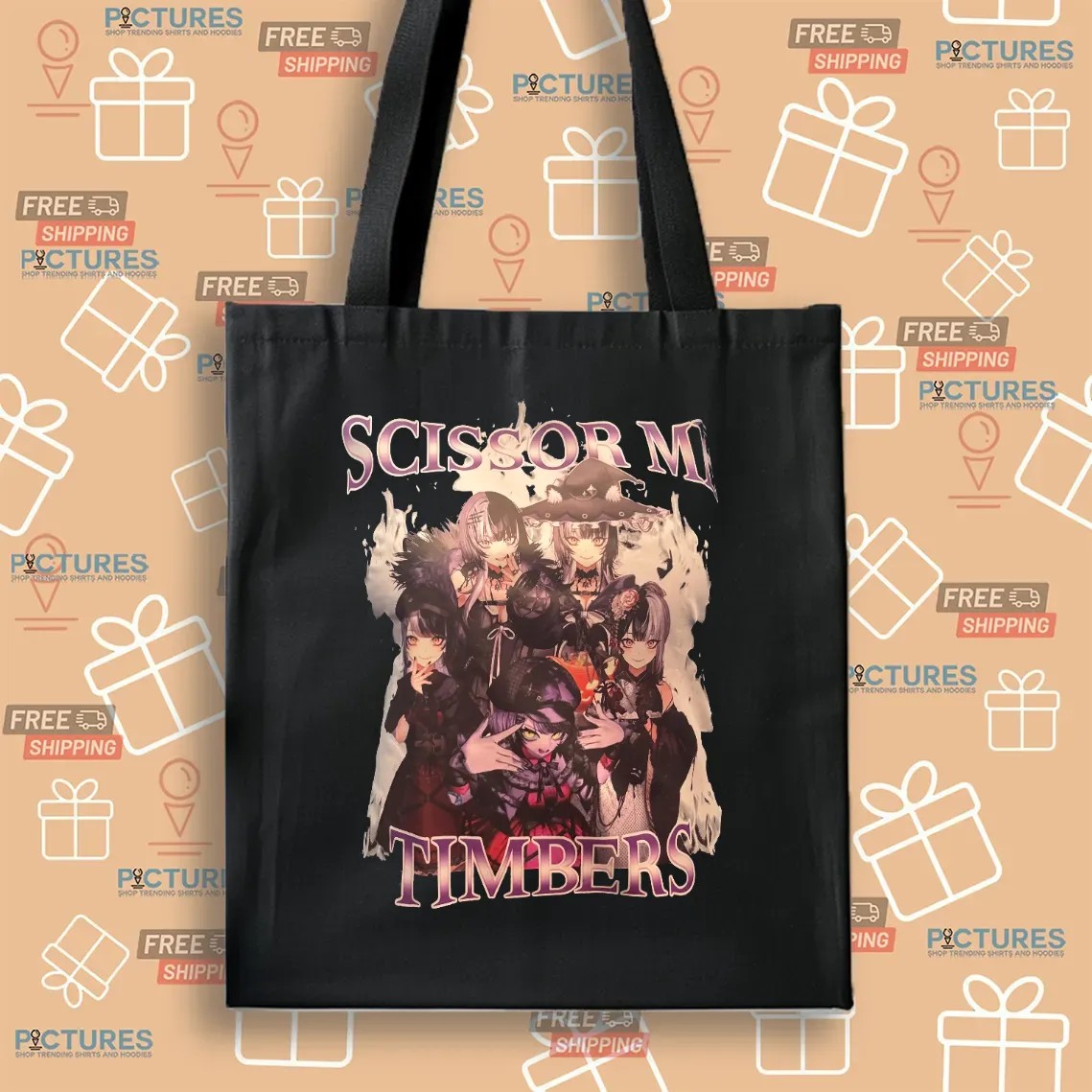 Shiori Novella Hololive Scissor Me Timbers Vintage Bootleg T Shirt