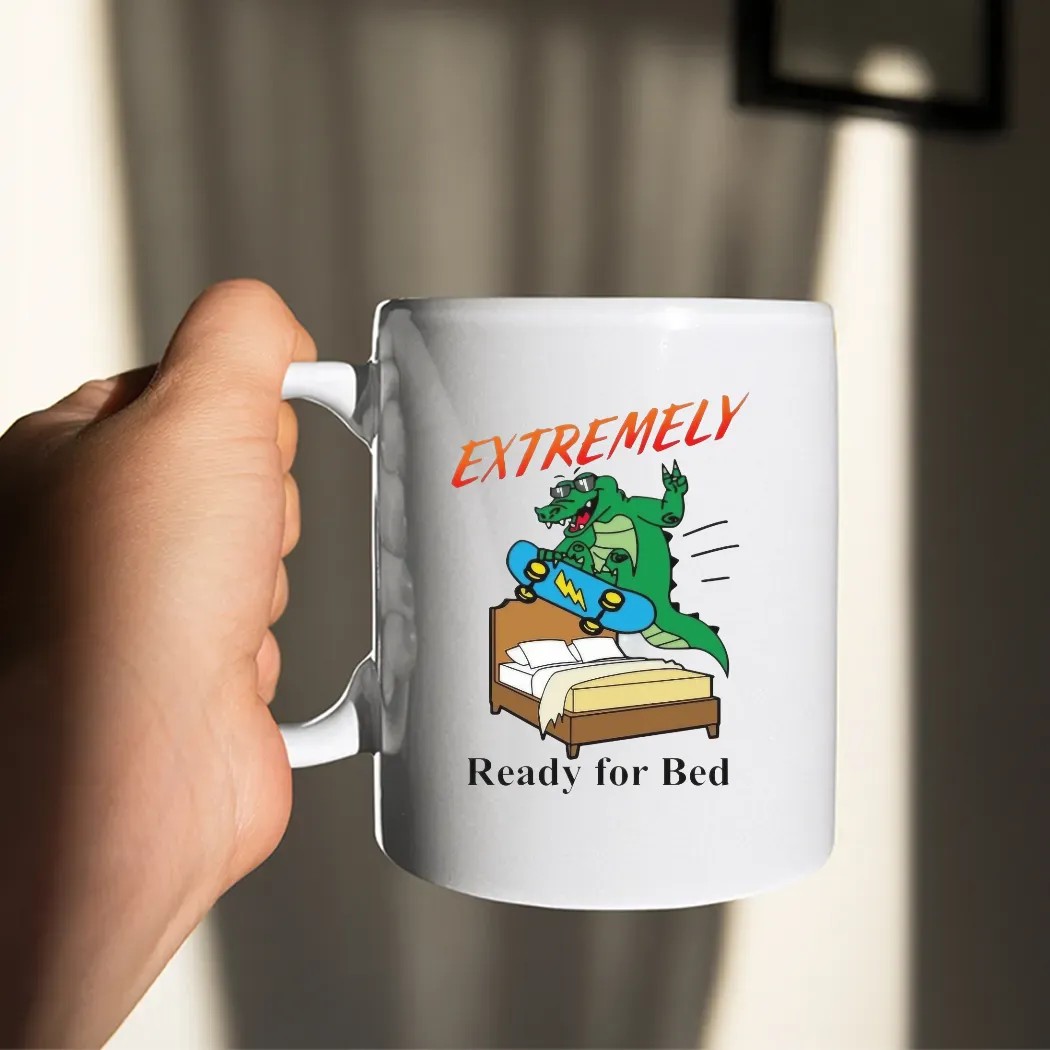 Skateboarding Crocodile Extremely Ready For Bed T Shirt Skateboarding Crocodile Extremely Ready For Bed T Shirt