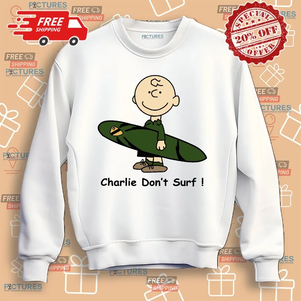 Snoopy Charlie Brown Don't Surf Shirt