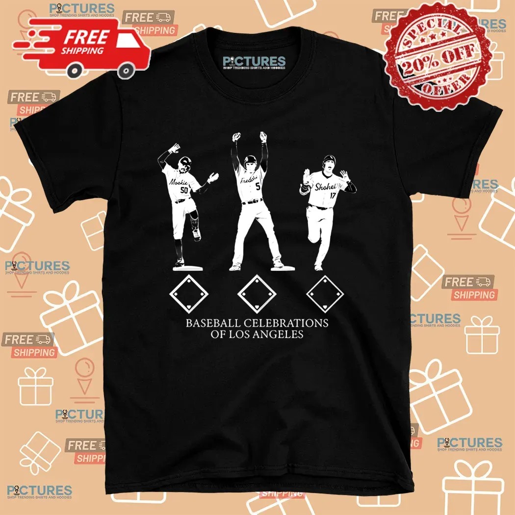 Sohei Freddie Freeman Baseball Celebrations Of Los Angeles MLB T Shirt