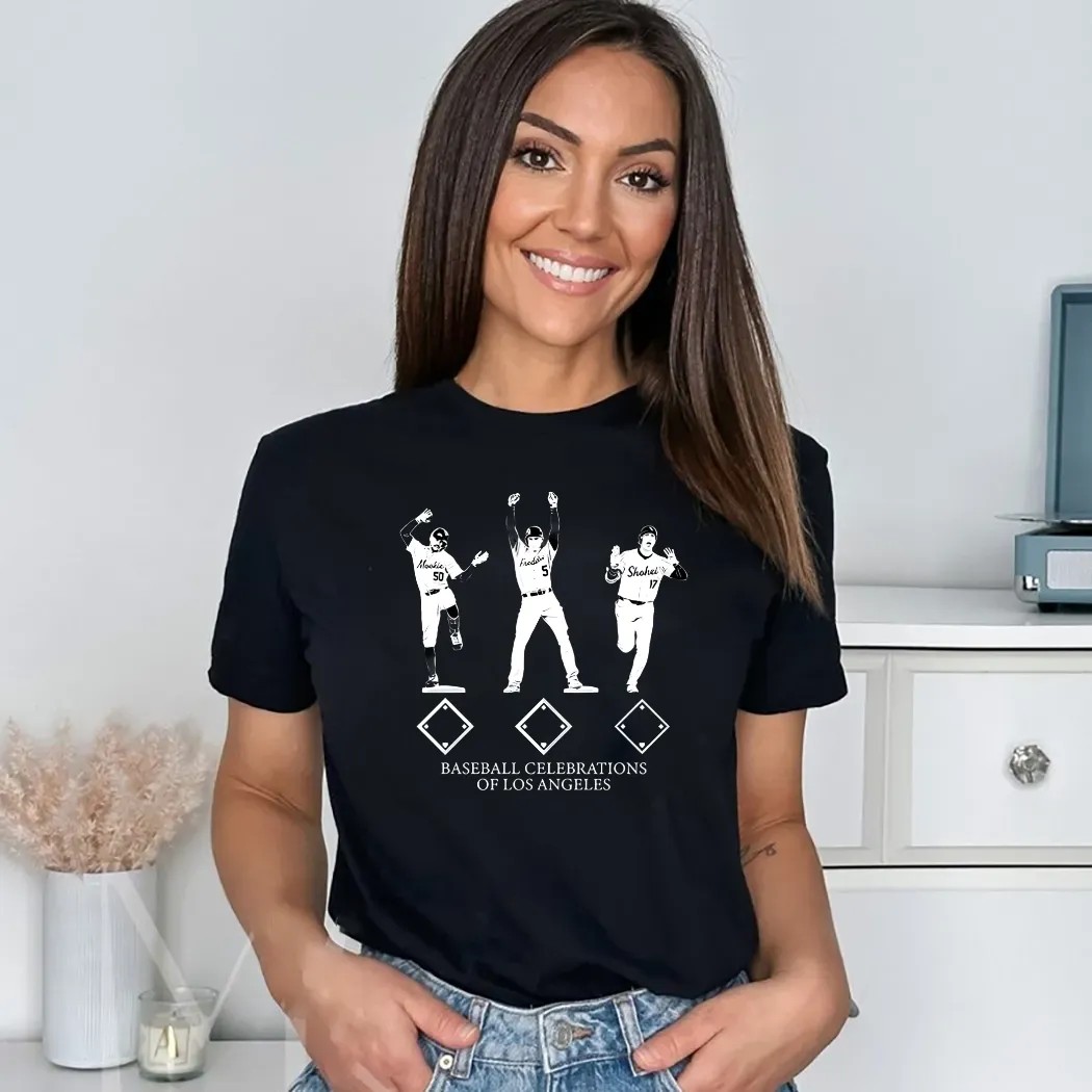 Sohei Freddie Freeman Baseball Celebrations Of Los Angeles MLB T Shirt