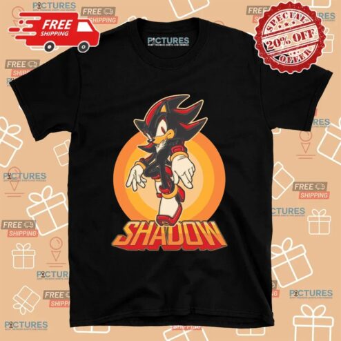Sonic The Hedgehog Game Shadow Figure T Shirt