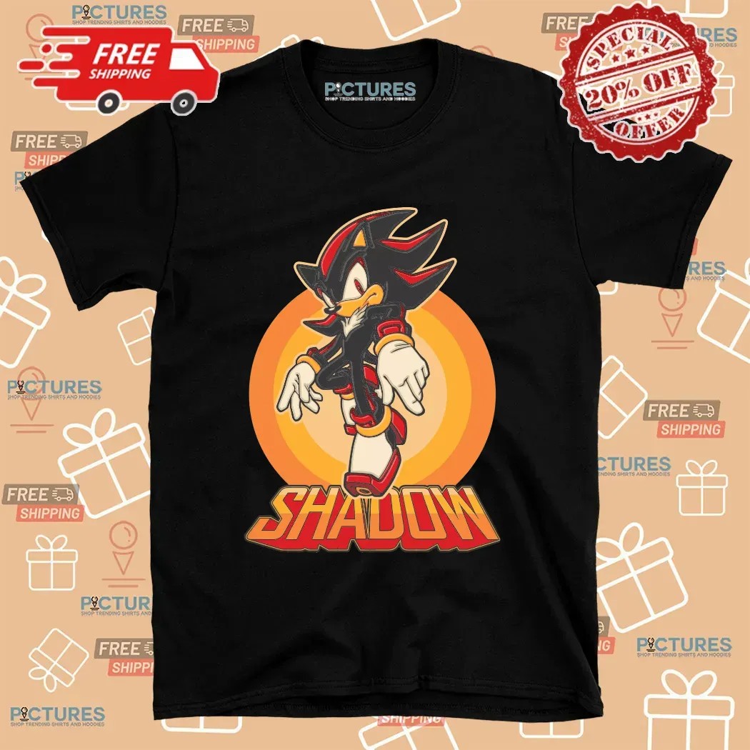 Sonic The Hedgehog Game Shadow Figure T Shirt