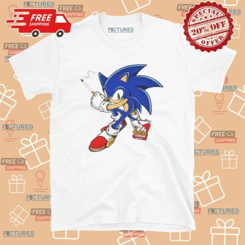 Sonic The Hedgehog Smoking T Shirt