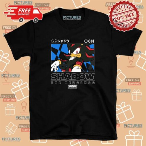 Sonic the Hedgehog Shadow Portrait Graphic T Shirt