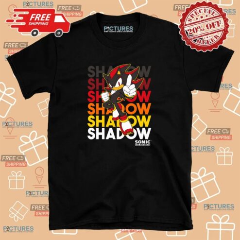 Sonic the Hedgehog Shadow Stack Graphic T Shirt