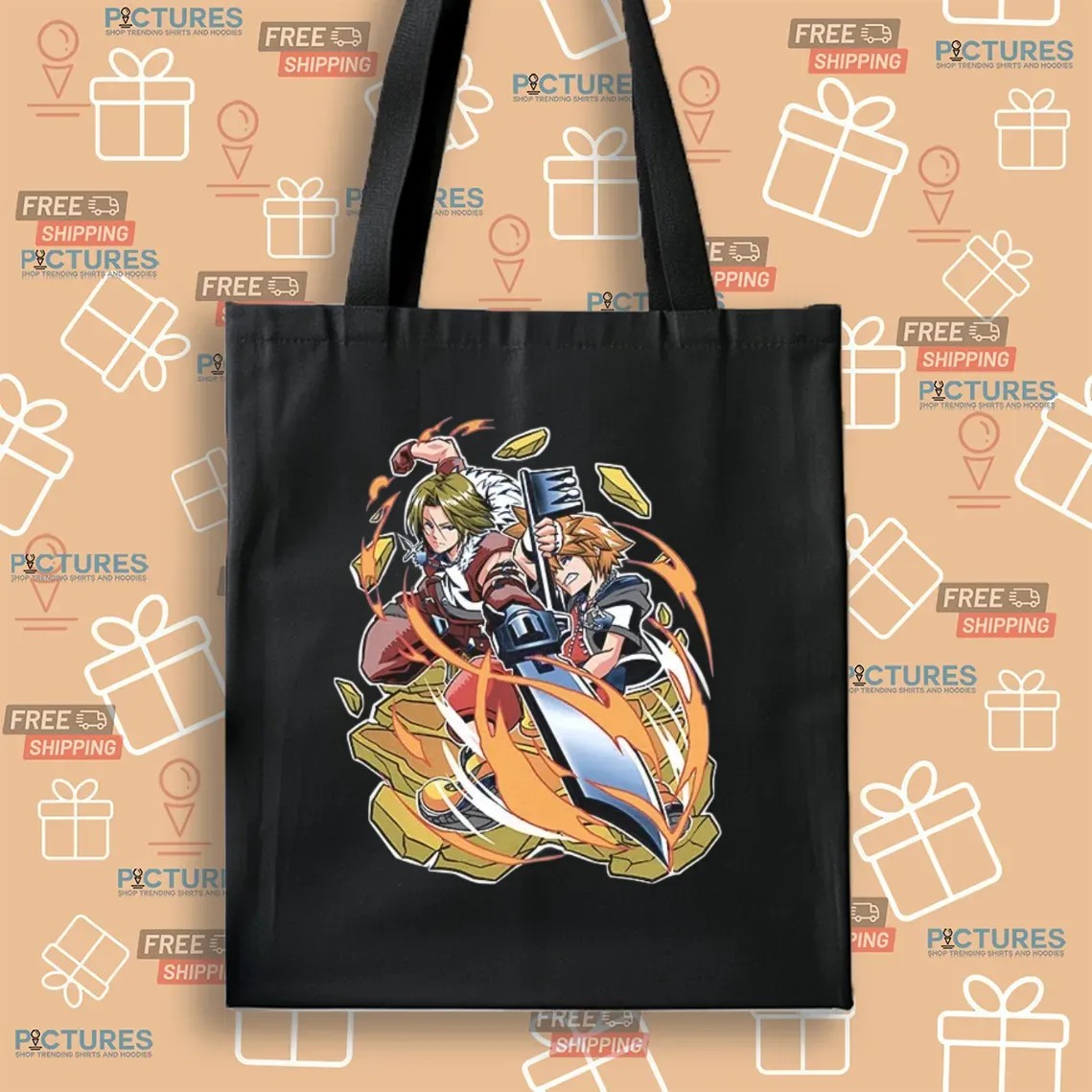 Squall Leonhart And Sora War Of The Lions T Shirt