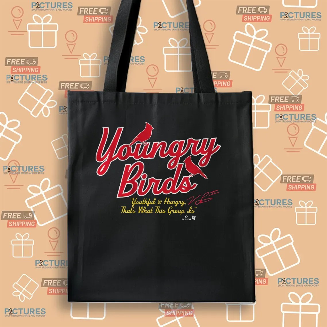 St. Louis Cardinals Baseball Youngry Birds Youthful And Hungry T Shirt