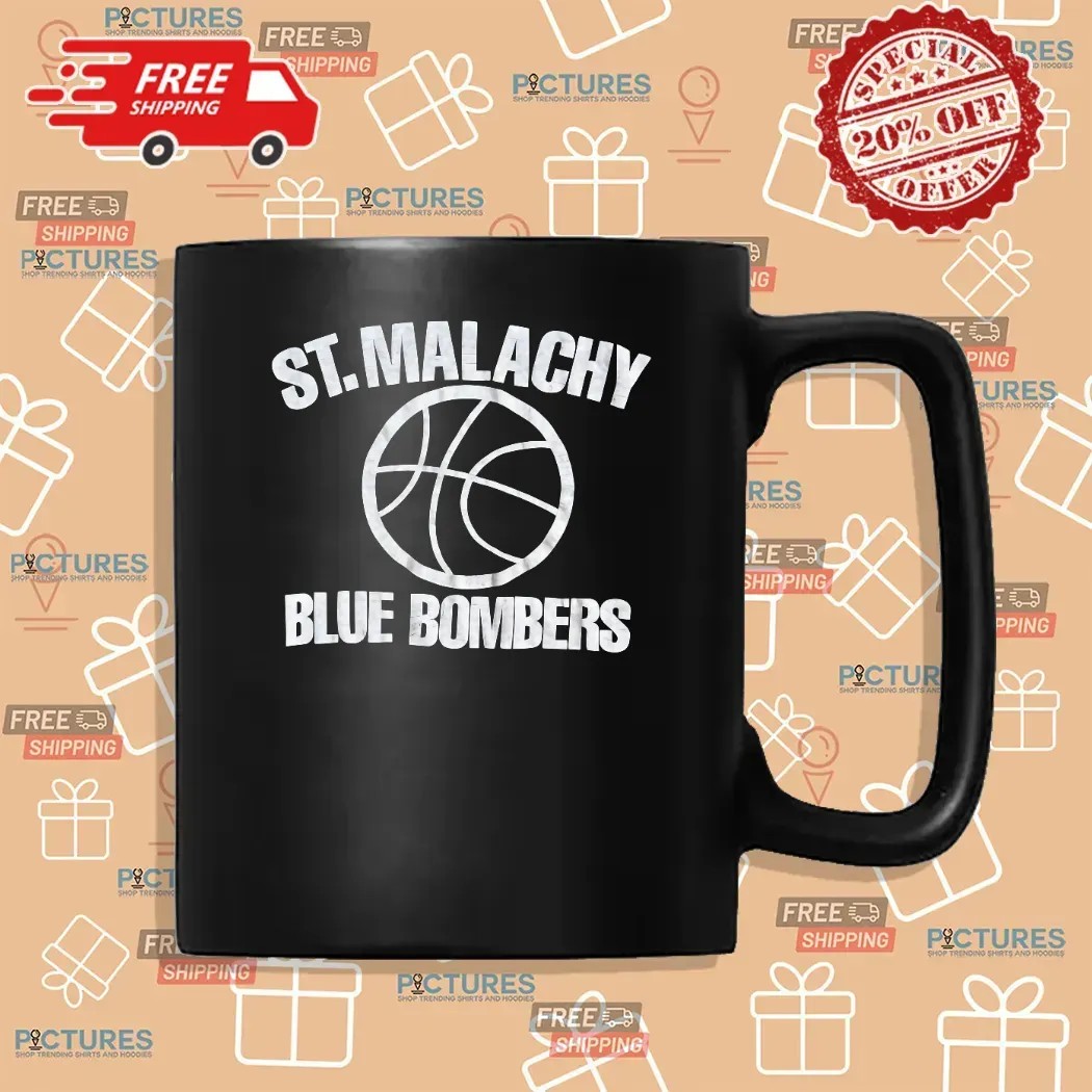 St Malachy Blue Bombers T Shirt St Malachy Blue Bombers T Shirt