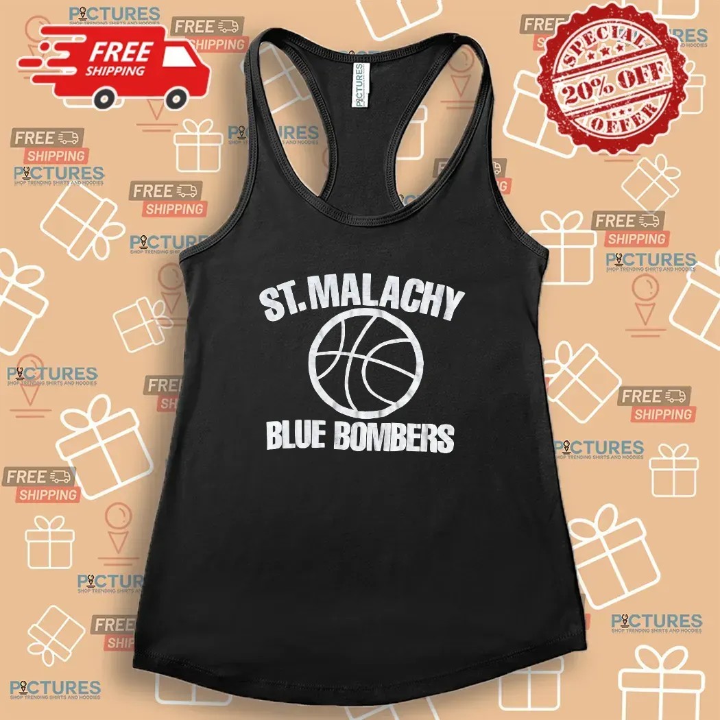 St Malachy Blue Bombers T Shirt St Malachy Blue Bombers T Shirt