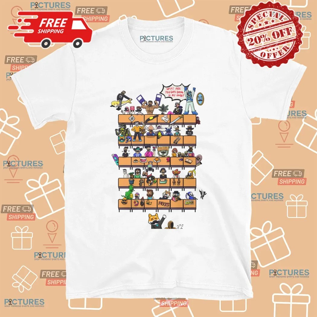 Stash Academy 1st Class What Are You Guys Doing In My House Crypto T Shirt