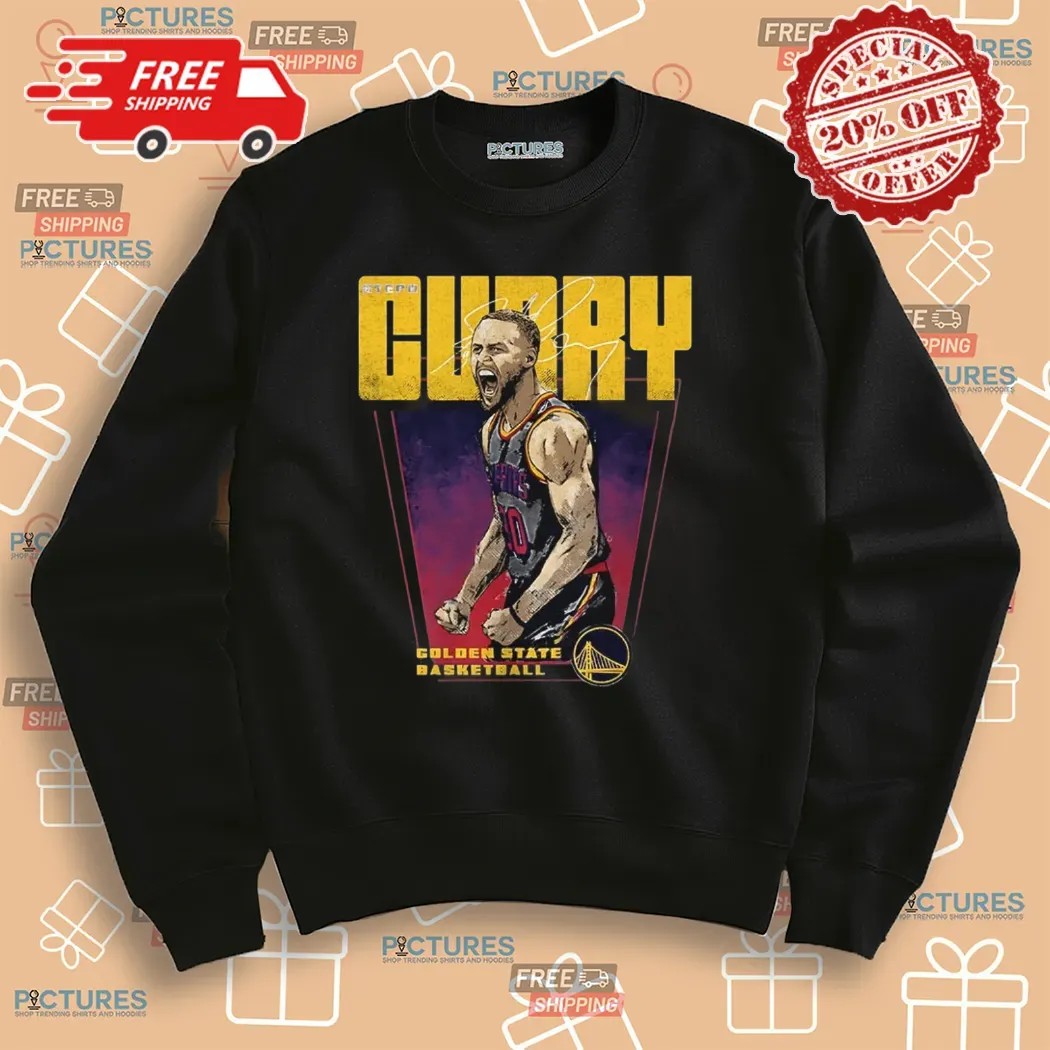Steph Curry Golden State Warriors Basketball Player Premiere Signature Graphic Shirt