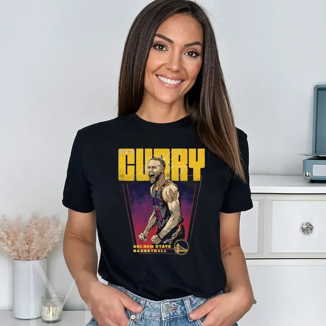 Steph Curry Golden State Warriors Basketball Player Premiere Signature Graphic Shirt