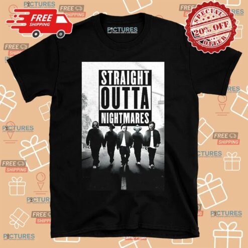 Straight Outta Nightmares Horror Street Shirt