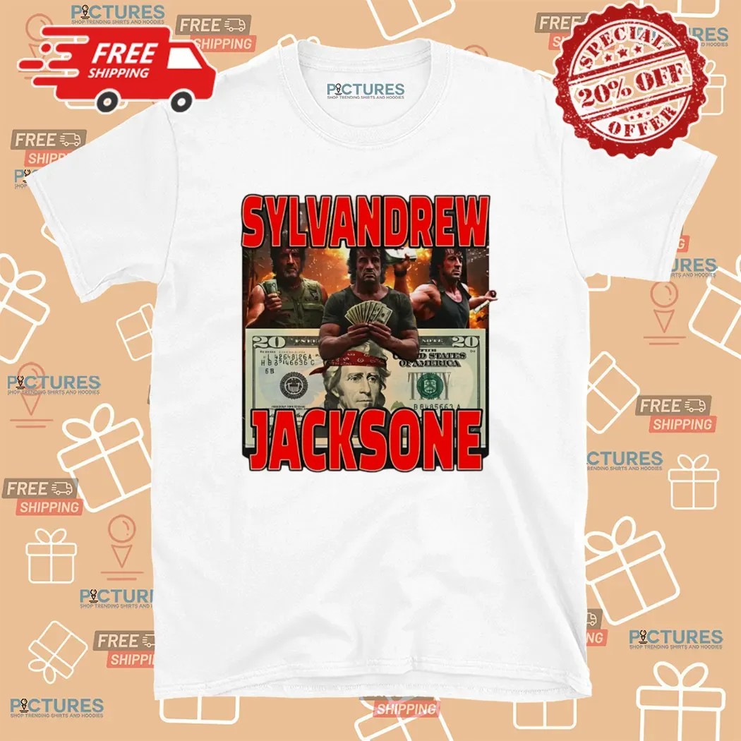 Sylvandrew Jacksone Rambo Dollar Graphic T Shirt