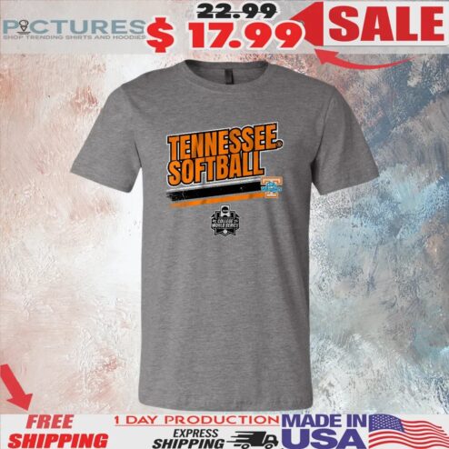 Tennessee Softball 2025 NCAA Women's College World Series Stripe T Shirt