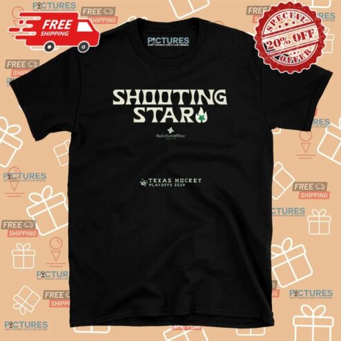Texas Hockey Playoffs 2025 Shooting Star Shirt