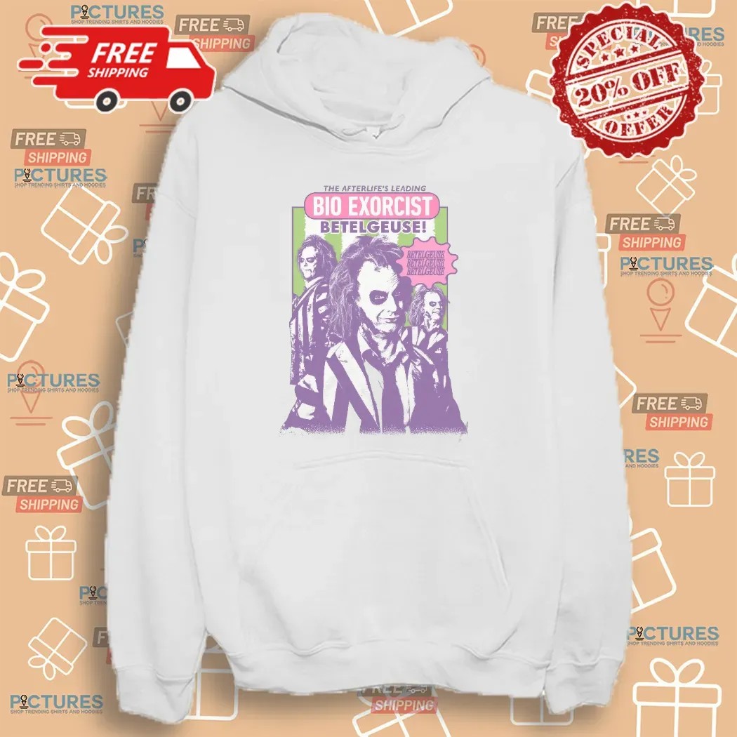 The Afterlife's Leading Bio Exorcist Beetlejuice Horror Movie T Shirt The Afterlife's Leading Bio Exorcist Beetlejuice Horror Movie T Shirt